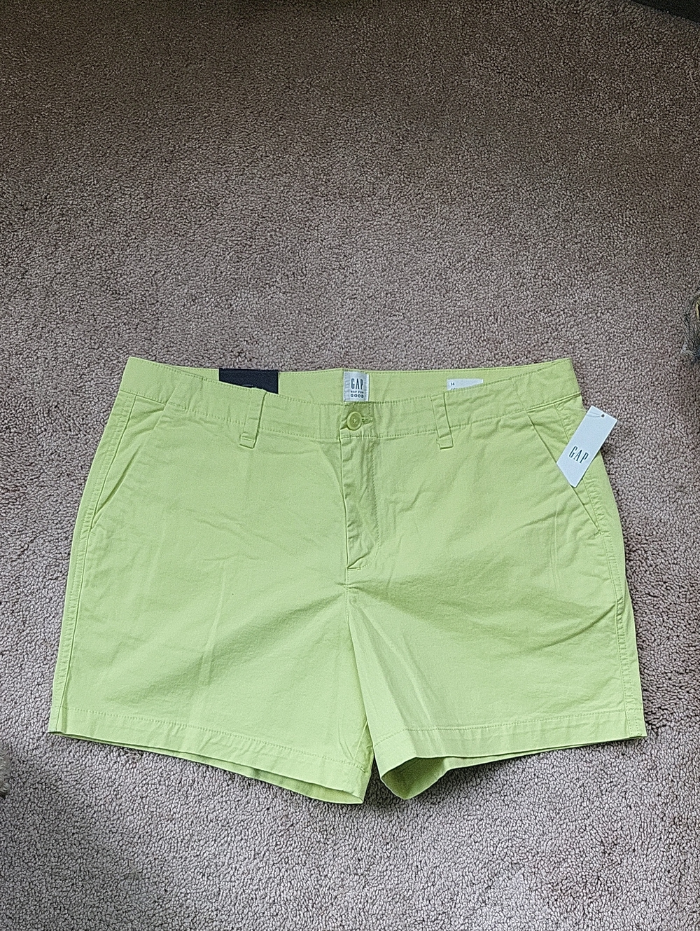 GAP Yellow Chino Shorts